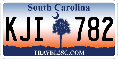 SC license plate KJI782