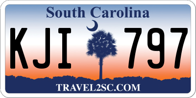 SC license plate KJI797