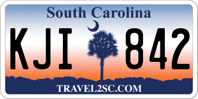 SC license plate KJI842