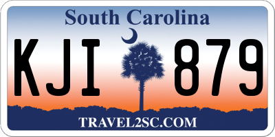 SC license plate KJI879
