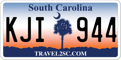 SC license plate KJI944