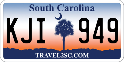 SC license plate KJI949