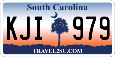 SC license plate KJI979