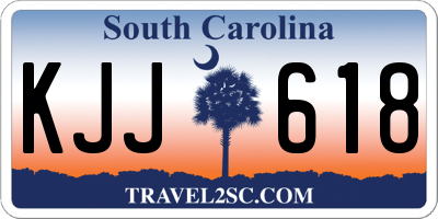 SC license plate KJJ618