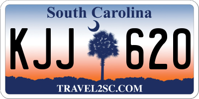 SC license plate KJJ620