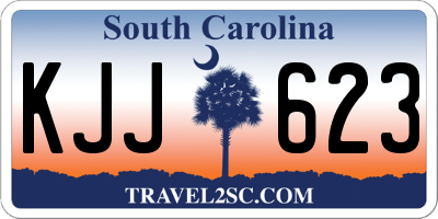 SC license plate KJJ623