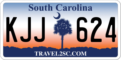 SC license plate KJJ624