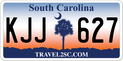 SC license plate KJJ627