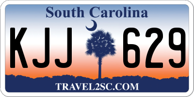 SC license plate KJJ629