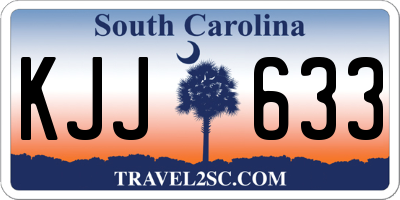 SC license plate KJJ633