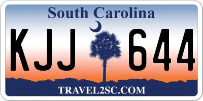SC license plate KJJ644