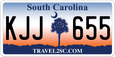 SC license plate KJJ655