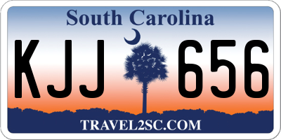 SC license plate KJJ656