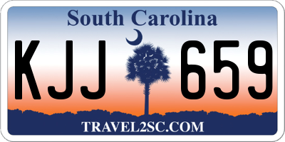 SC license plate KJJ659