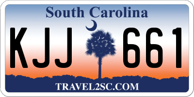 SC license plate KJJ661