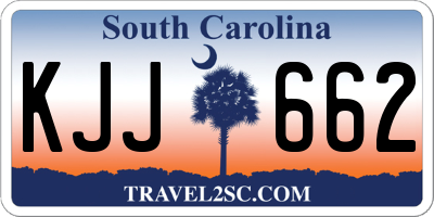 SC license plate KJJ662