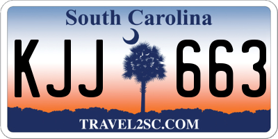 SC license plate KJJ663