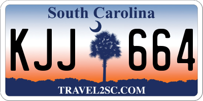 SC license plate KJJ664