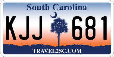 SC license plate KJJ681