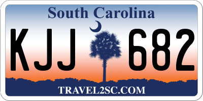 SC license plate KJJ682