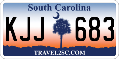 SC license plate KJJ683