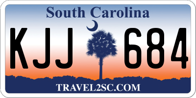 SC license plate KJJ684