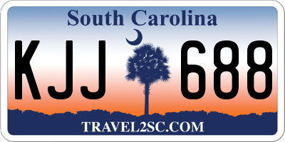 SC license plate KJJ688