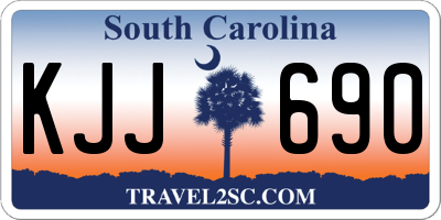 SC license plate KJJ690
