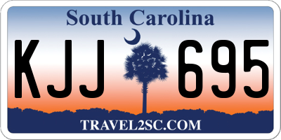 SC license plate KJJ695