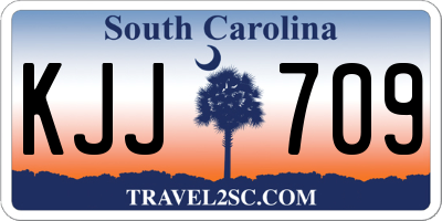 SC license plate KJJ709