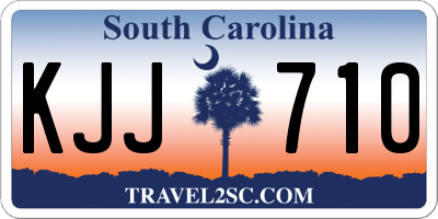 SC license plate KJJ710
