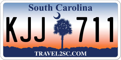 SC license plate KJJ711
