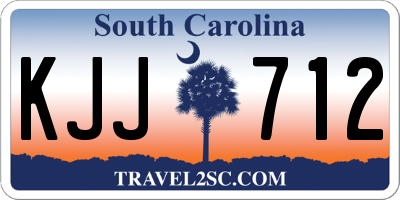 SC license plate KJJ712