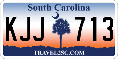 SC license plate KJJ713