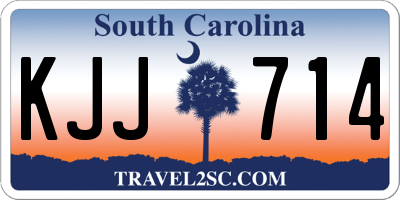 SC license plate KJJ714