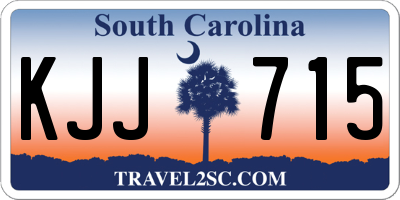 SC license plate KJJ715