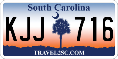 SC license plate KJJ716