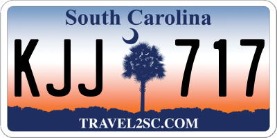 SC license plate KJJ717