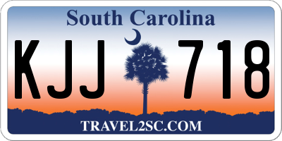 SC license plate KJJ718