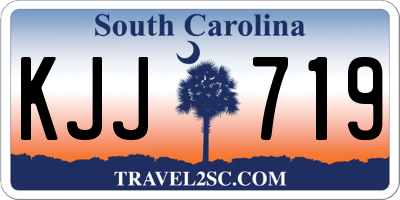 SC license plate KJJ719