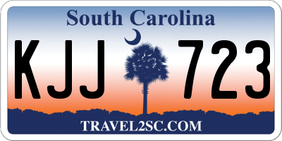 SC license plate KJJ723