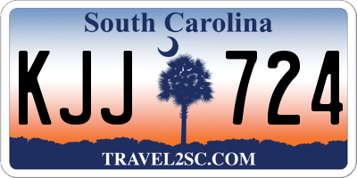 SC license plate KJJ724