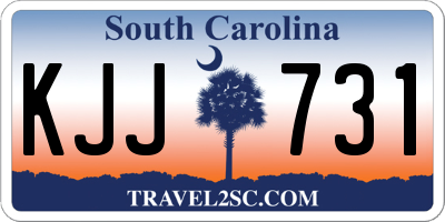 SC license plate KJJ731