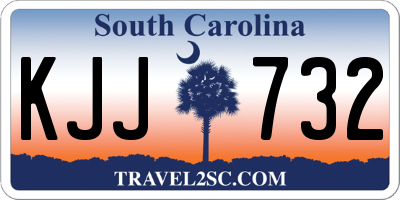 SC license plate KJJ732