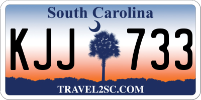 SC license plate KJJ733