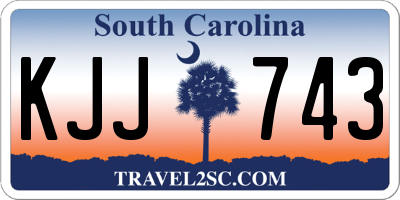 SC license plate KJJ743