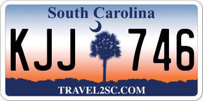 SC license plate KJJ746