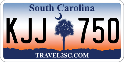 SC license plate KJJ750