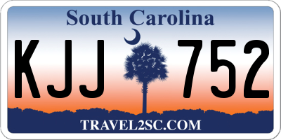 SC license plate KJJ752