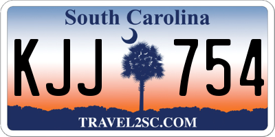 SC license plate KJJ754